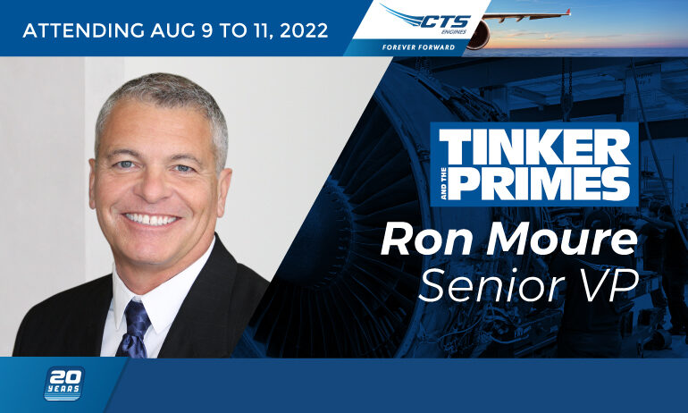 8/9/22 EVENT: CTS Engines VP to attend Tinker and the Primes event in Midwest City, Oklahoma