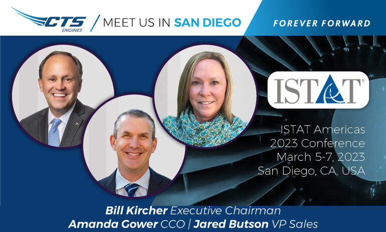 3/5/23 EVENT: CTS Leadership is attending ISTAT Americas 2023 at Manchester Grand Hyatt, San Diego, March 5-7